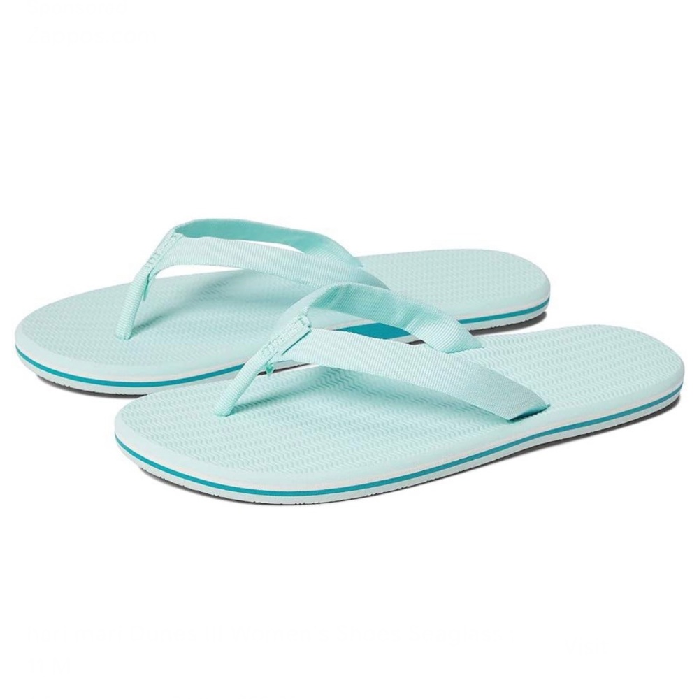 New Hari Mari Light Blue Women’s Dunes Flip Flops, size 8, Sold Out Color!